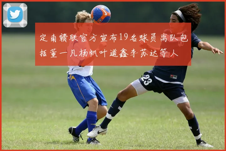 定南赣联官方宣布19名球员离队包括董一凡杨帆叶道鑫李苏达等人